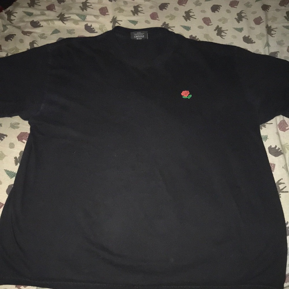 The Hundreds rose tee/ red & black/ new